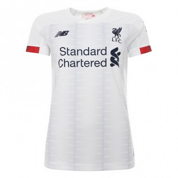 Camiseta Liverpool 2ª Mujer 2019/20 Blanco